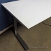 Knoll Powered White Sit Stand Straight Desk 70" x 29"