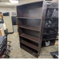 Espresso Bookshelf Bookcase w/ Adjustable Shelves