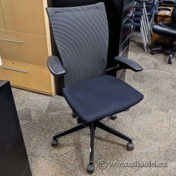 Haworth X99 Adjustable Black Mesh Back Office Task Chair