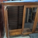 Large 2 pc Wood & Glass 8 Door Trophy Display Showcase 78x14x88