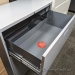 Prosource Grey 3 Drawer Lateral File Cabinet, Locking