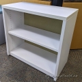 Knoll White Metal Bookcase w/ Adjustable Shelf