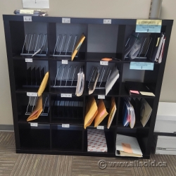 Espresso IKEA Storage 4x4 Cube Bookcase
