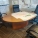 78" x 48" Oval Birds Eye Maple Boardroom Conference Table