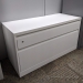 White Steelcase Box File Lateral File Cabinet w/ Dividers 42"