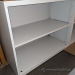 Teknion White & Medium Maple Bookshelf Credenza