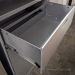 Hon Grey 5 Drawer Lateral File Cabinet, Locking