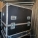Black and Silver Rolling Equipment Travel Road Case