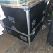 Black and Silver Rolling Equipment Travel Road Case
