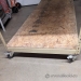 Rolling Steel Top Shipping Table Work Bench SS inc 96x36