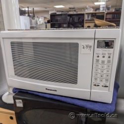 Panasonic White 1.2 cu. ft. Countertop Genius Inverter Microwave