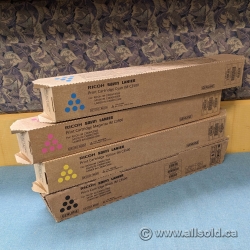 Set of 4 Ricoh IM C3500 Toner Cartridges B/C/M/Y