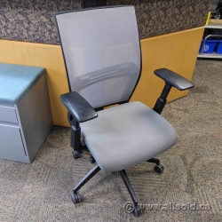 Sitonit Amplify Grey Mesh High Back Office Task Chair