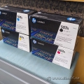 Set of 4 CMYK HP 507A OEM Laser Toner Cartridges NIB