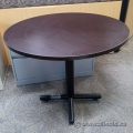 Mahogany 36" Round Office Meeting Table