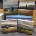 Set of 4 Canvas Wall Art "Fields" by Henry