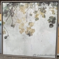 Abstract Art Canvas Print 35" x 35" w. Wood Frame