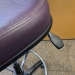 Purple and Black Rolling Drafting Stool w/o Arms