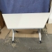 KI Pirouette Grey Trapezoid Work Nesting Training Table
