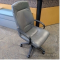 Grey Krug Modena Leather High Back Task Meeting Conference Chair