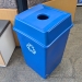Rubbermaid Recycle 50 Gallon Blue Bin w/ Bottle Container Lid