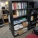 Tall Black Bookshelf Bookcase 37 x 15 x 72.5