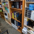 Mid Tone Bookshelf Bookcase w./ Adjustable Shelves 36 x 12 x 65
