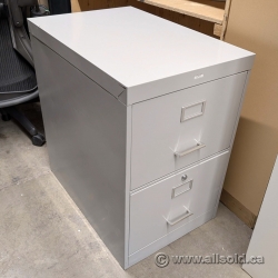 Cole Grey 2 Drawer Vertical Legal File Cabinet