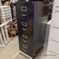 Black 4 Drawer Vertical Legal File Cabinet