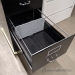 Black 4 Drawer Vertical Legal File Cabinet
