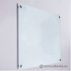 36" x 48" Quartet Frameless Glass Dry Erase Whiteboard