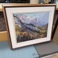 "Cascade Mountain" Framed Oil Painting by Margaret Reti