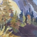 "Cascade Mountain" Framed Oil Painting by Margaret Reti