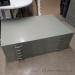 Green Stacking 5 Drawer Map Plan Flat File Cabinet