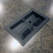8' Boardroom Table, Sugar Maple w/ Grey Surface, Power Grommet
