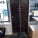 Grey 8 Post Coat Tree Stand w/ Brown Post Caps, Umbrella Holder