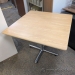 36" Square Blonde Maple Office Meeting Side Table