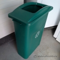 Rubbermaid Green Recycling Container Bin w/ Lid