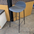 Allermuir Kin Black Low Back Counter Height Stool KIN502