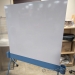 Knoll Scribe Rolling Double Sided Whiteboard w/ Blue Frame 48x47