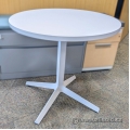 Knoll White 30" Round Office Meeting Table