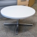 30" White Herman Miller Everywhere Coffee Table w/ Metal Base