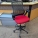 Knoll Red ReGeneration Adjustable Drafting Stool Office Chair