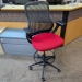Knoll Red ReGeneration Adjustable Drafting Stool Office Chair
