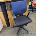 Keilhauer Simple Dark Blue Adjustable Meeting Task Chair