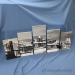 Set of 5 Wieco Art Brooklyn Bridge Night View Canvas Prints