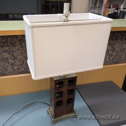 Traditional Table Desk Lamp w/ Fabric Shade