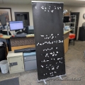 Retractable Trade Show Banner Stand w/ Black Case 82" x 33"