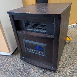 Konwin Portable Infrared Quartz Space Heater w/ Wood Cabinet