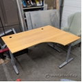 IKEA Galant Modular Open Style Corner Desk w Grey Legs